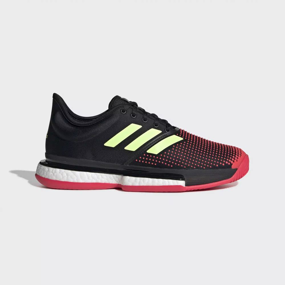 Adidas SoleCourt Boost Zapatillas De Tenis Negros Para Mujer (MX-62388)